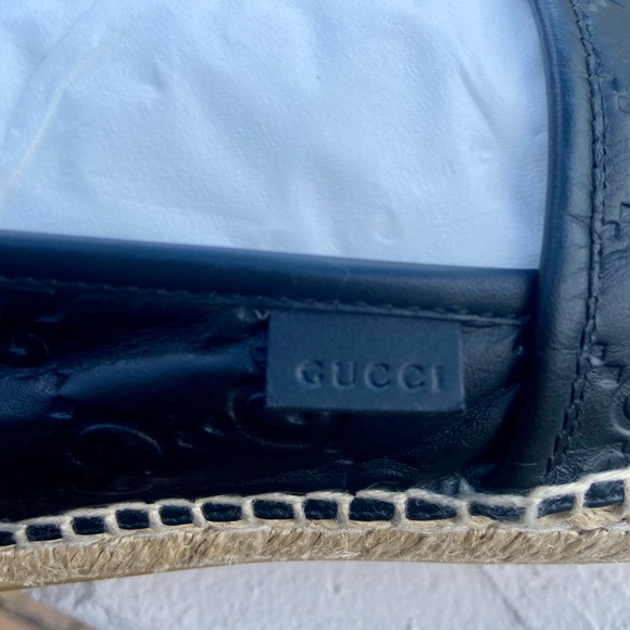 🔥AUTHENTIC GUCCI LEATHER ESPADRILLES 🔥 - Picture 12 of 13